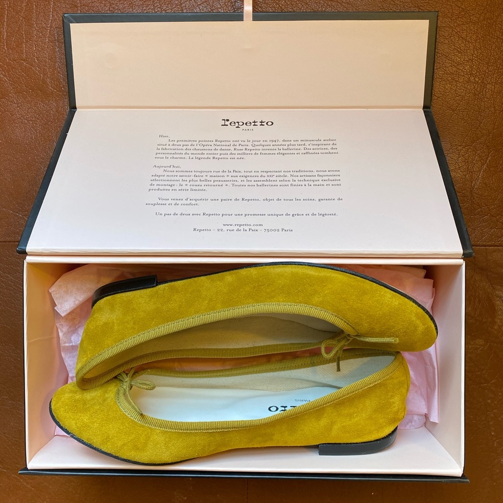 Repetto Suede Ballet Flats